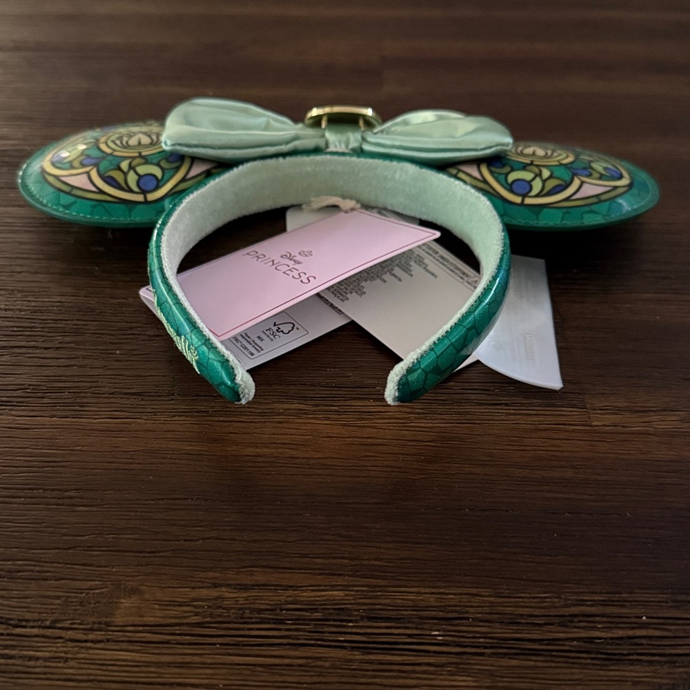 Loungefly Disney Princess Stained Glass Collection Tiana Ear Headband NWT - Picture 5 of 13